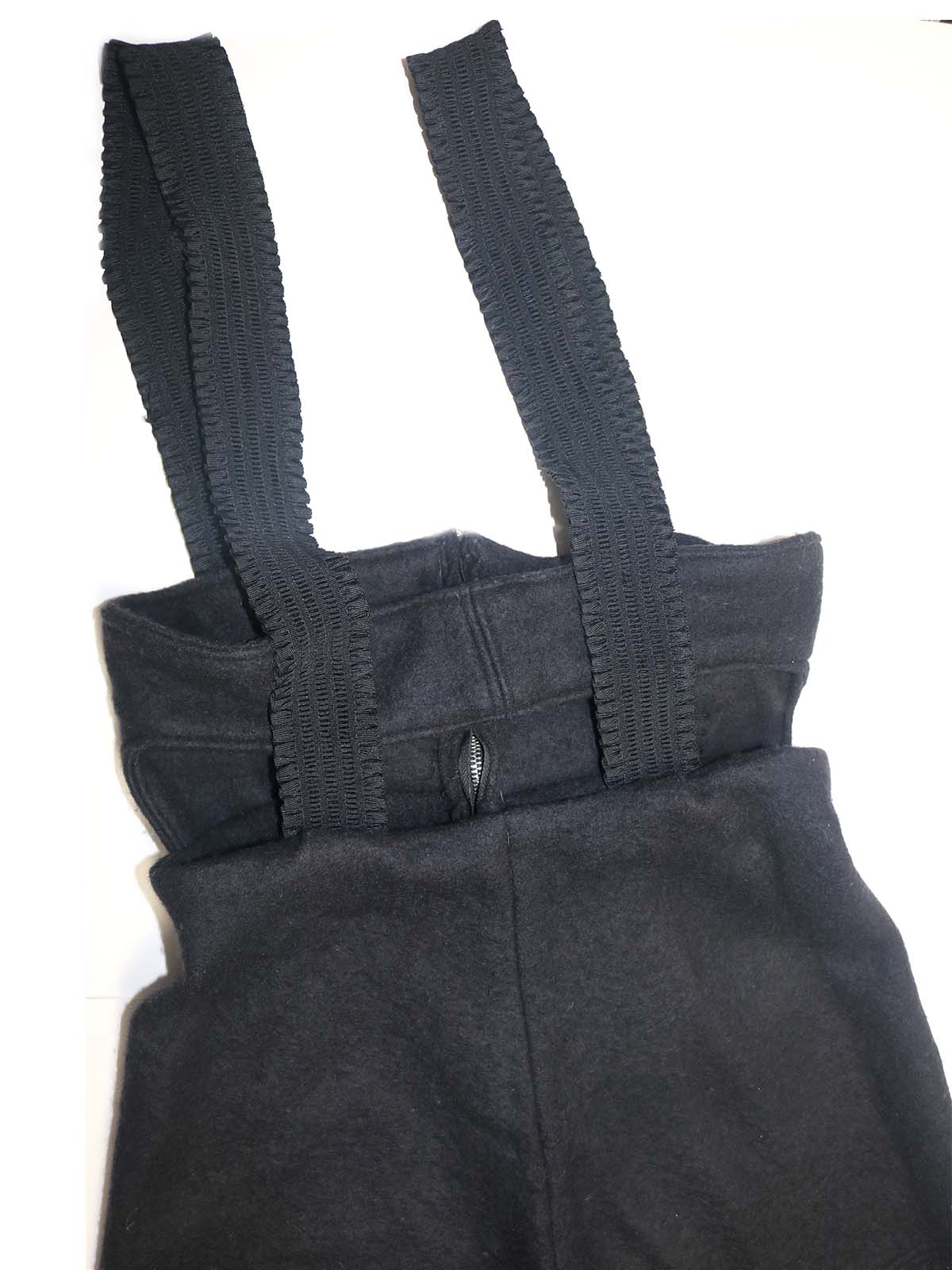 HIGH RISE SLIM FIT FLEECE OVERALLS