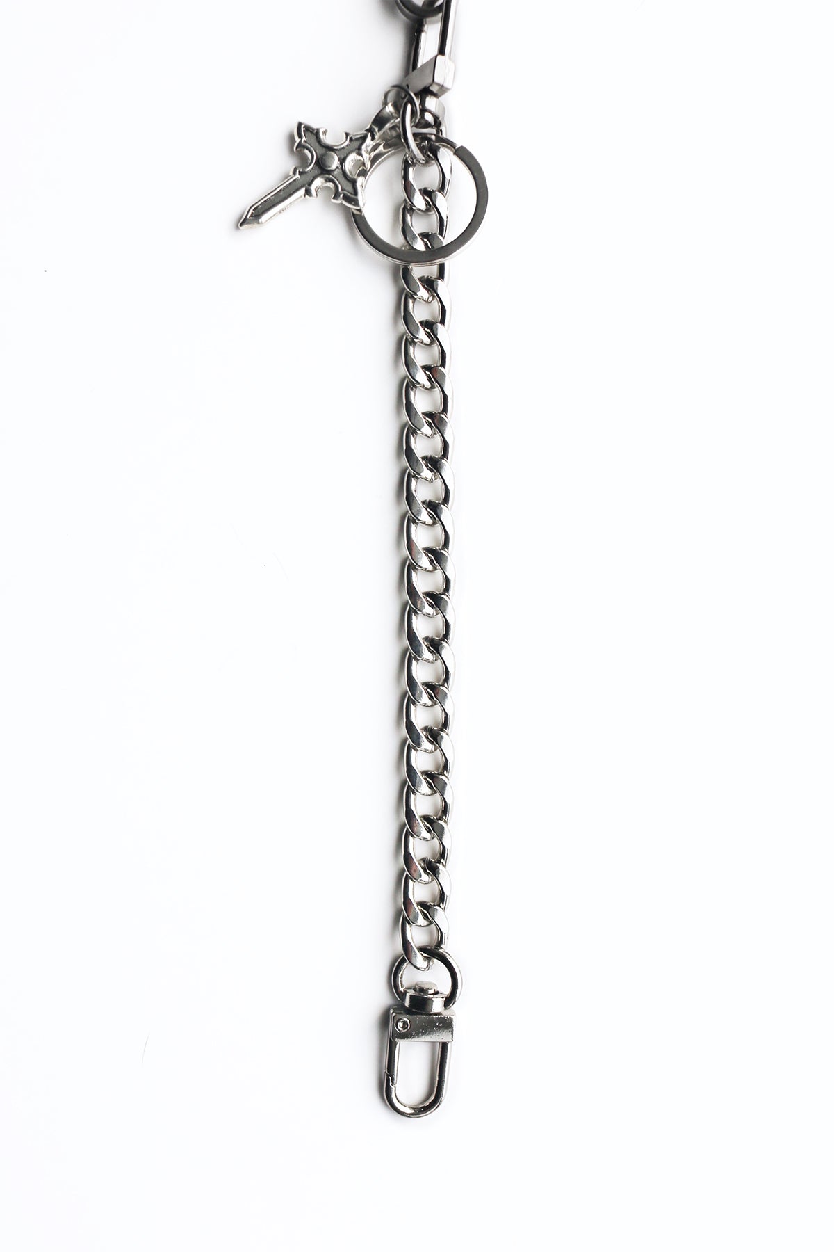 GOTHIC CROSS CHAIN KEYCHAIN