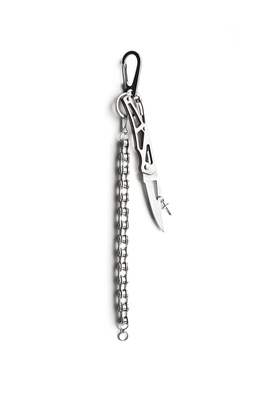 CROSS POCKET KNIFE CHAINLINK KEYCHAIN