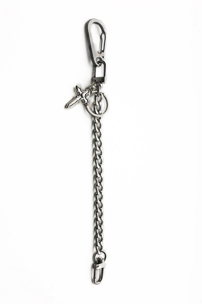 GOTHIC CROSS CHAIN KEYCHAIN