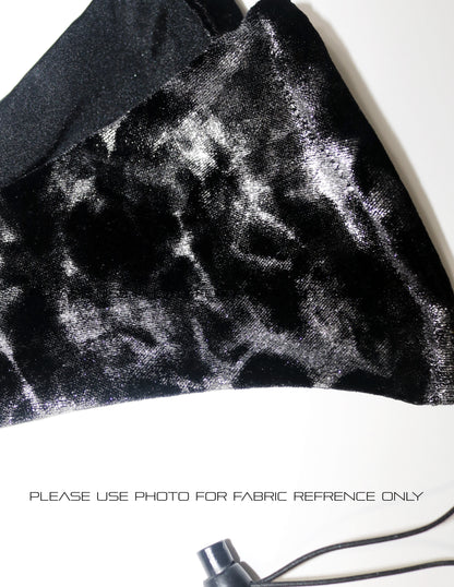 SILVER TIE DYE RUCCED BANDEU BIKINI SET
